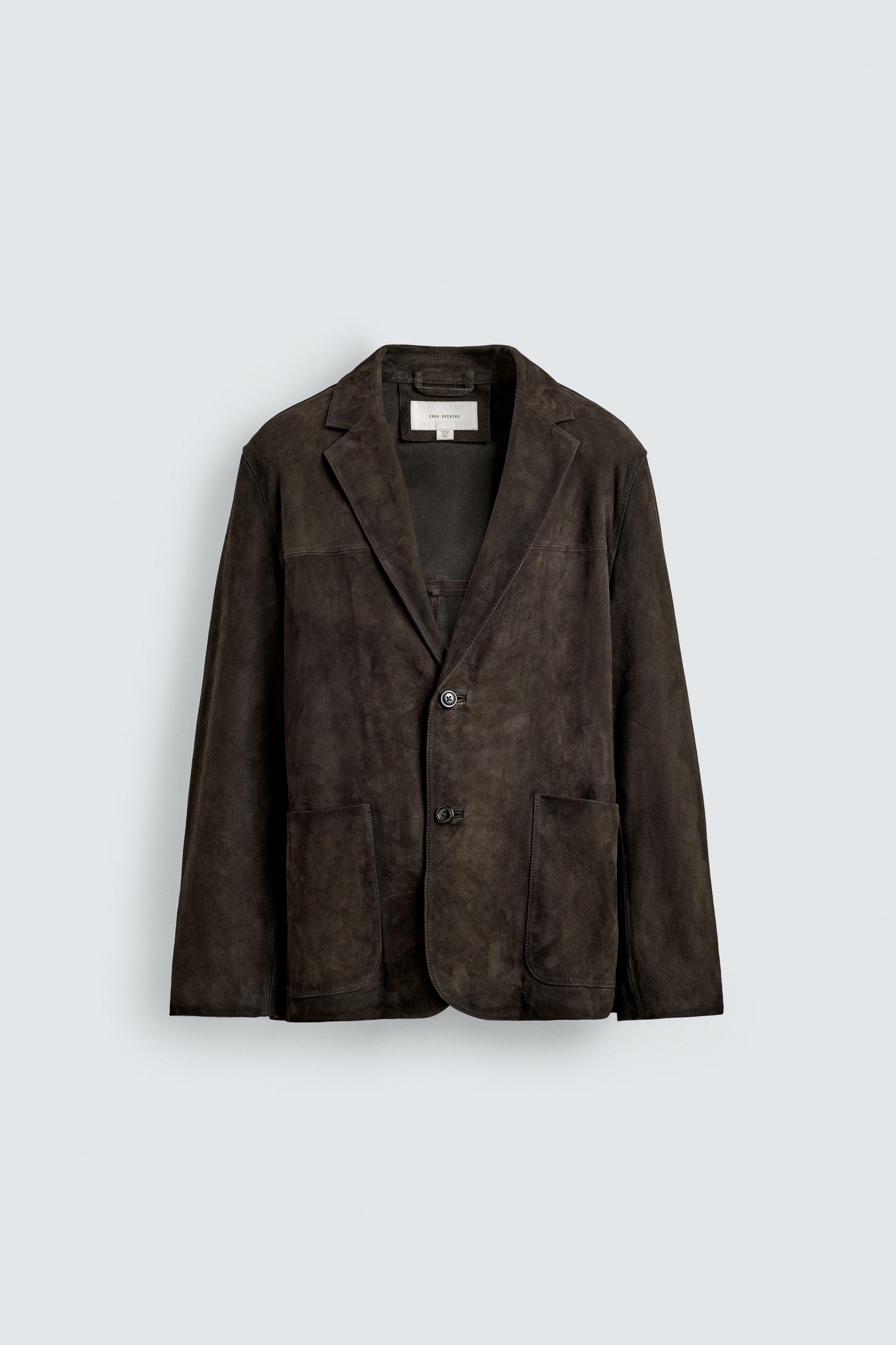 ORIGINS SUEDE LEATHER BLAZER